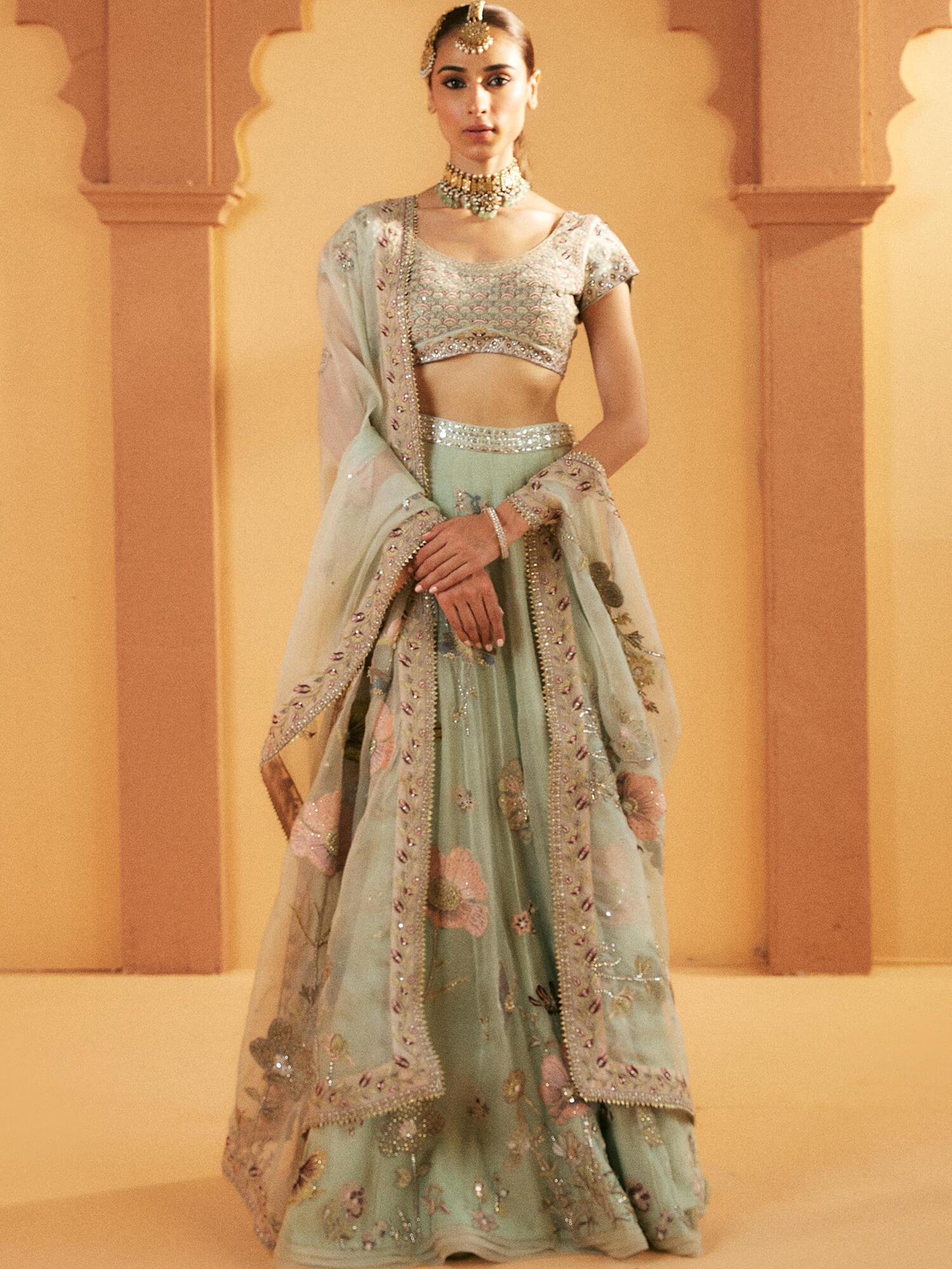 BLOUSE, LEHENGA & DUPATTA