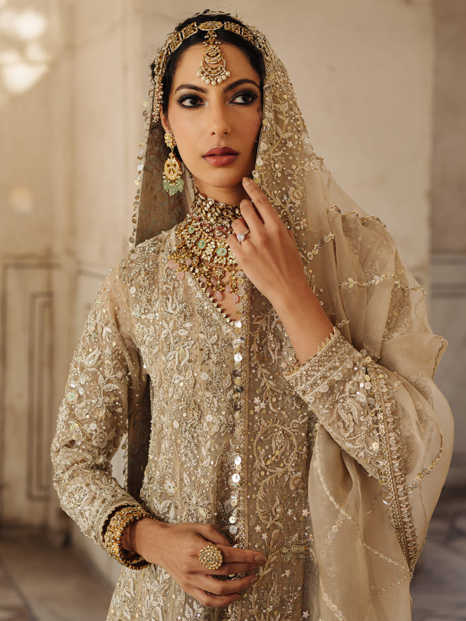 KALIDAR, BLOUSE, LEHENGA & DUPATTA