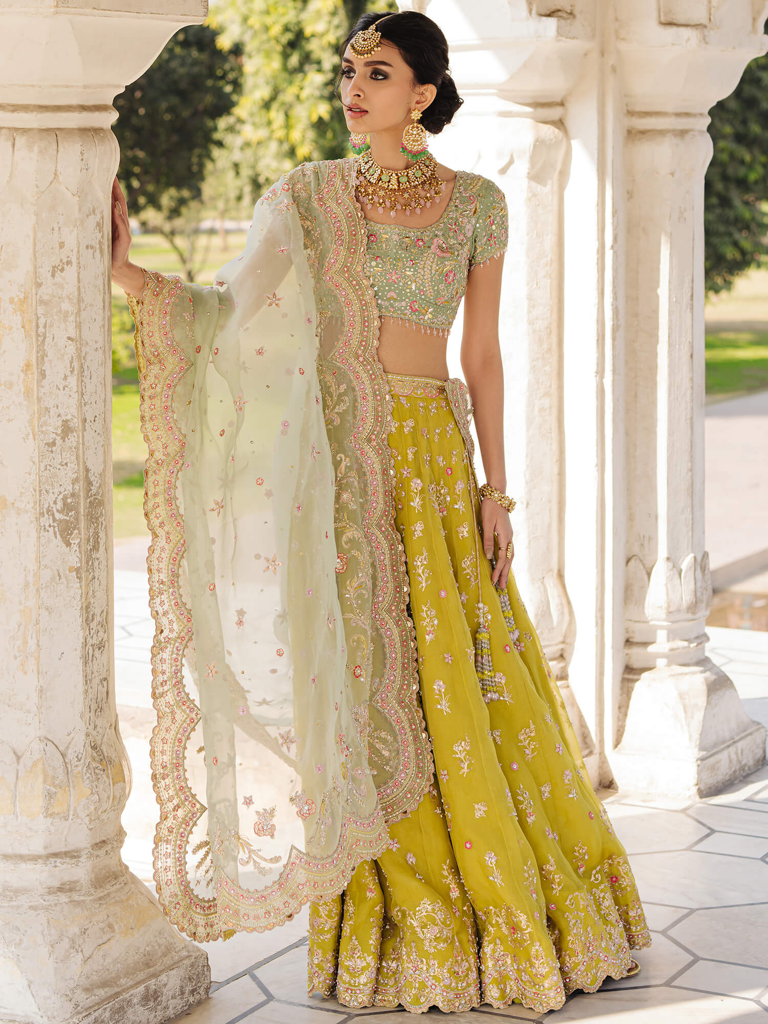 BLOUSE, GHAGRA & DUPATTA