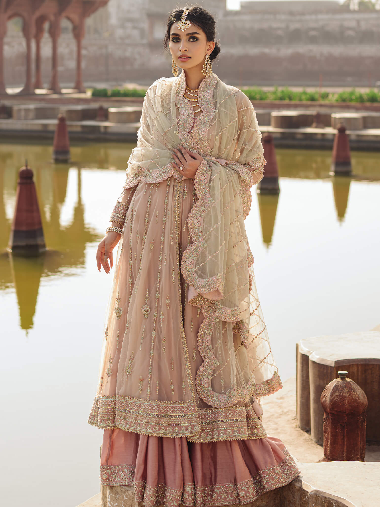 KALIDAR, BLOUSE, LEHENGA & DUPATTA