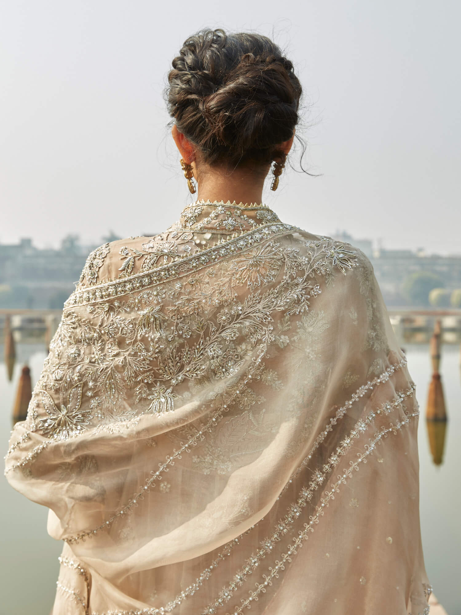 Golden Bridal Lehenga with Royal Angrakha Dress #BS664 | Golden bridal  lehenga, Bridal lehenga, Angrakha dress